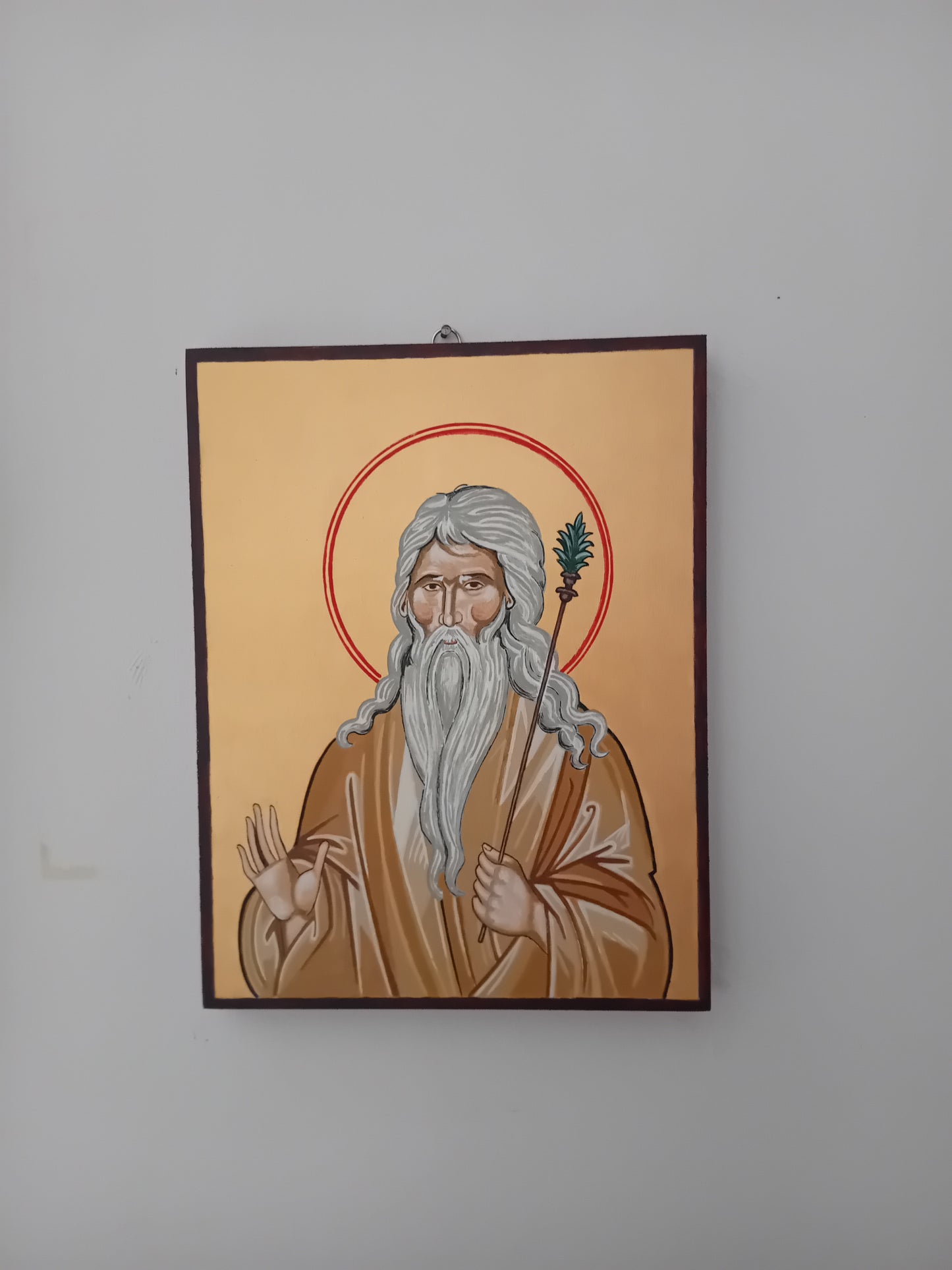 Handpainted orthodox religious icon Forefather Adam - Handmadeiconsgreece 