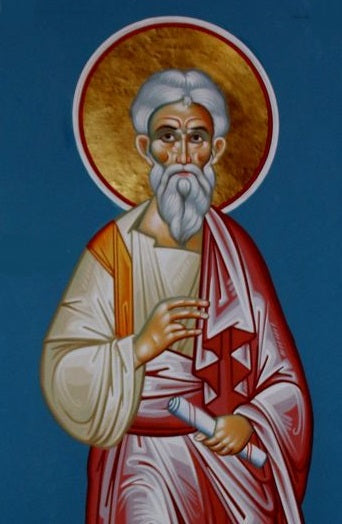 Handpainted orthodox religious icon Saint Ananias the Wonderworker - Handmadeiconsgreece