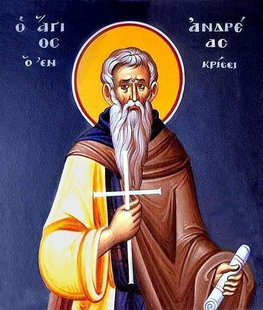 Handpainted orthodox religious icon Saint Andrew of Judgement - Handmadeiconsgreece