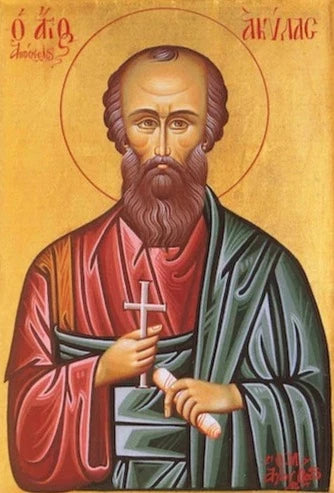 Handpainted orthodox religious icon Saint Aquila the Apostle of the Seventy - Handmadeiconsgreece