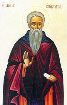 Handpainted orthodox religious icon Saint Epictetus the Wonderworker - Handmadeiconsgreece