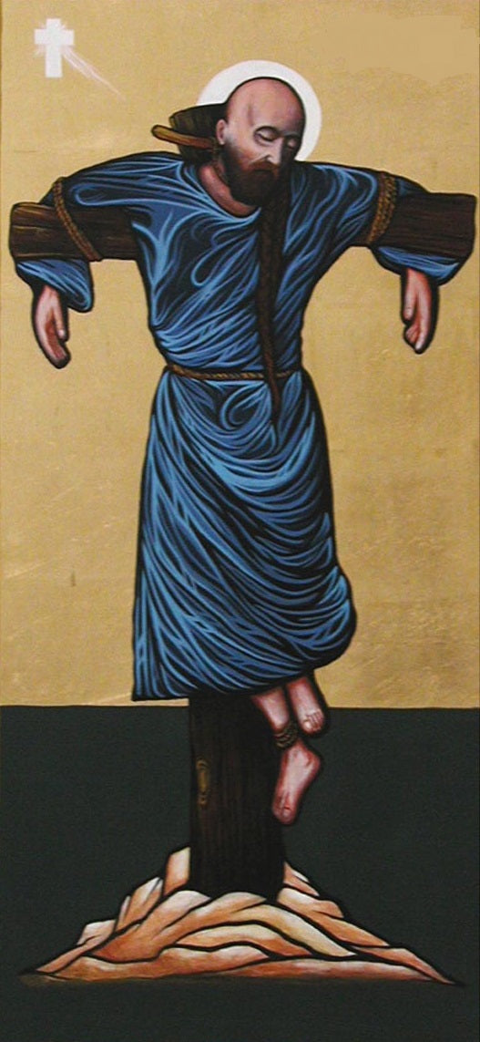 Handpainted catholic religious icon Saint John Gabriel Perboyre - Handmadeiconsgreece