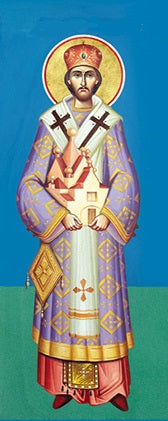 Handpainted orthodox religious icon Saint Mardarije of Libertyville - Handmadeiconsgreece