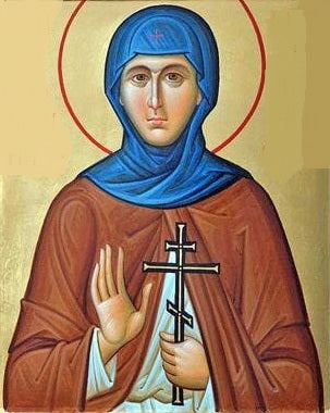 Handpainted orthodox religious icon Saint Maria of Gatchina the New Martyr - Handmadeiconsgreece