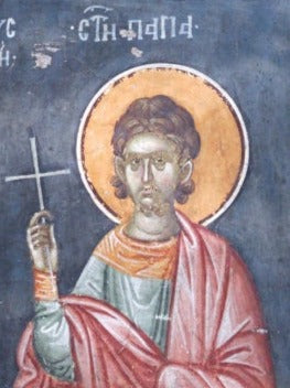Handpainted orthodox religious icon Saint Papas of Lycaonia - Handmadeiconsgreece