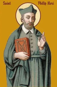 Handpainted catholic religious icon Saint Philip Neri - Handmadeiconsgreece