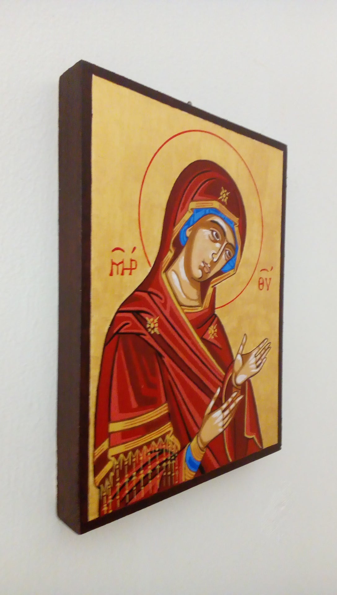Virgin Mary praying - HandmadeIconsGreece