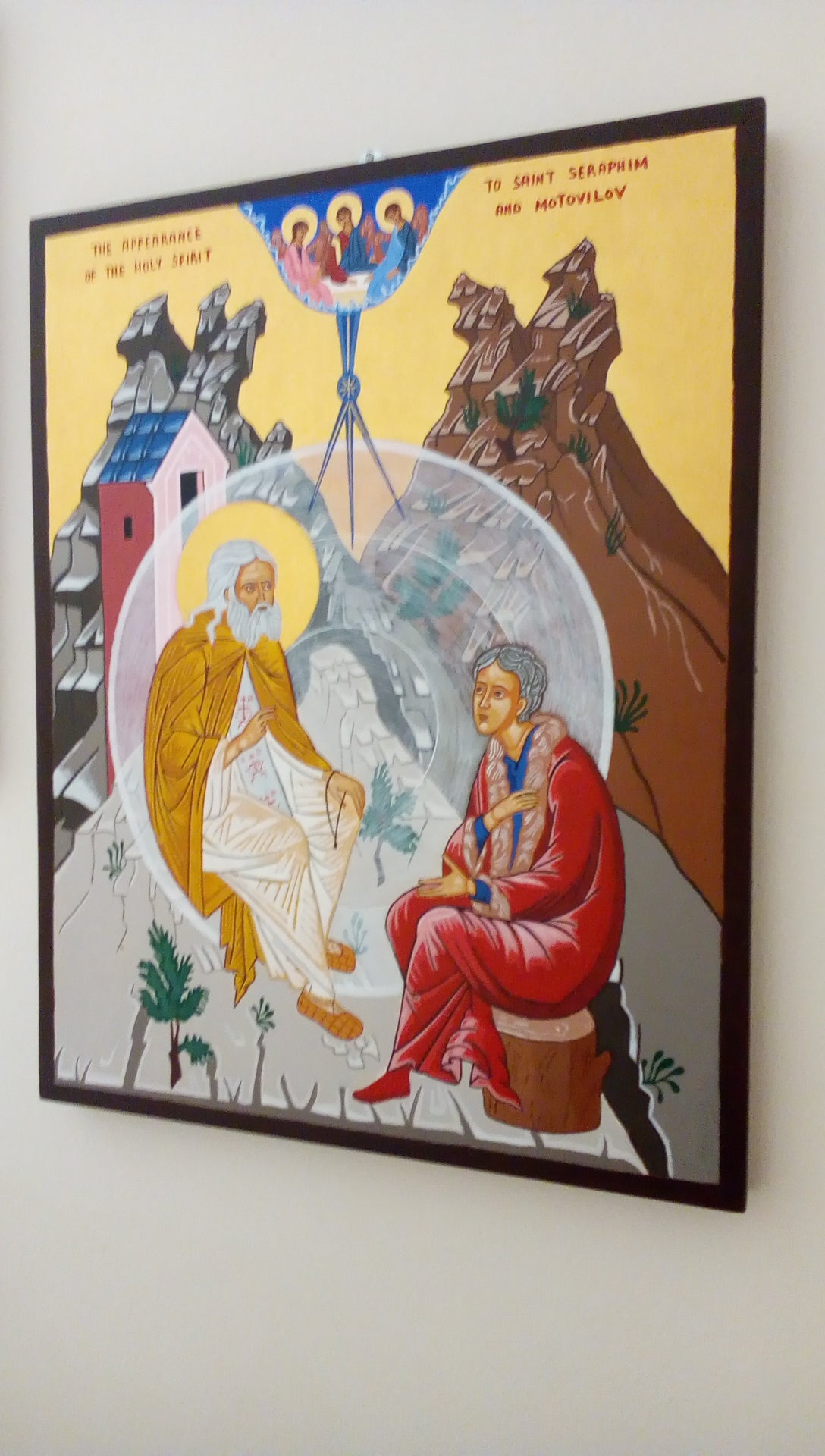Saint Seraphim of Sarov's conversation with Nicholas Motovilov - HandmadeIconsGreece