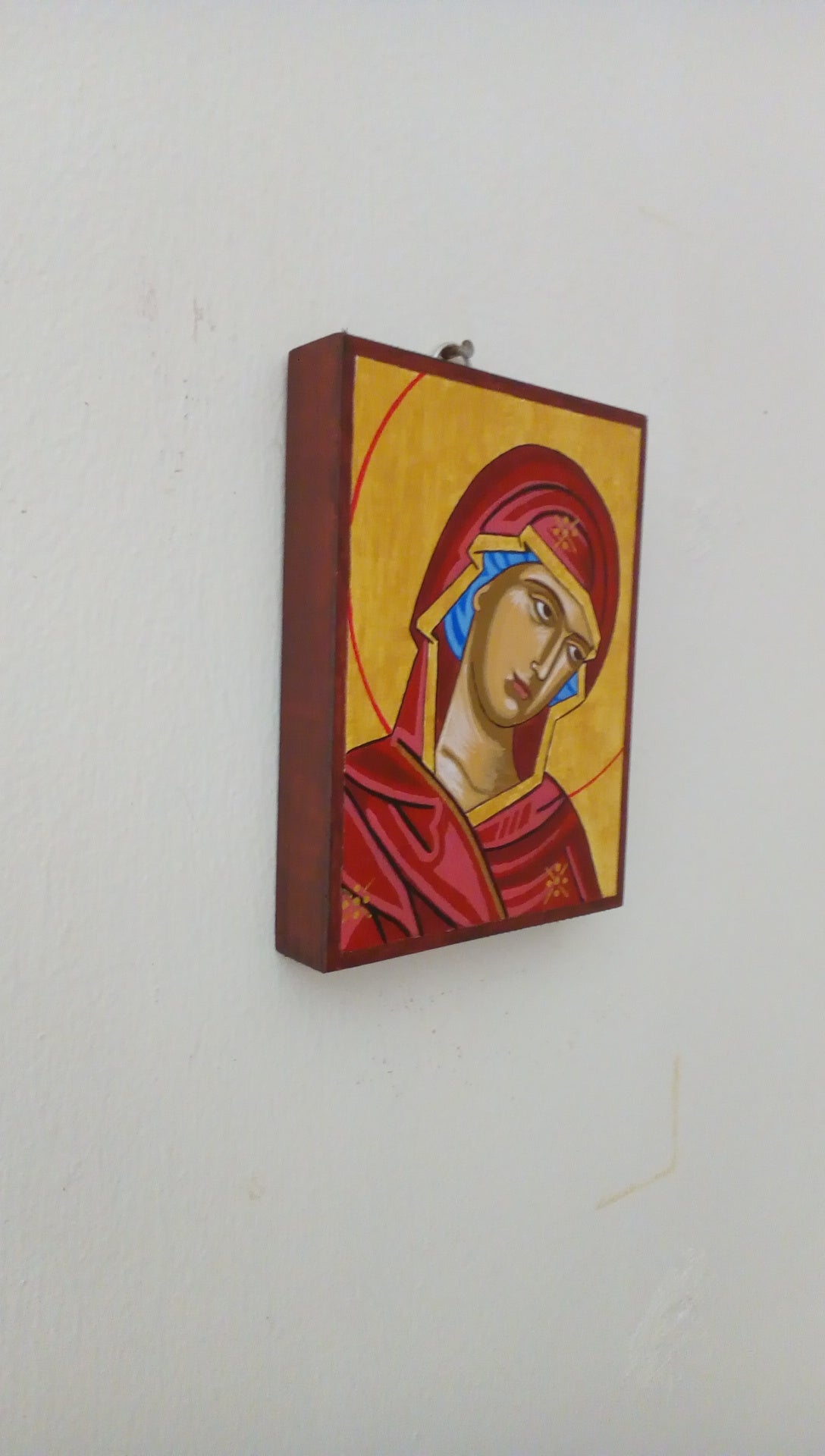 Miniature icon of Virgin Mary - HandmadeIconsGreece