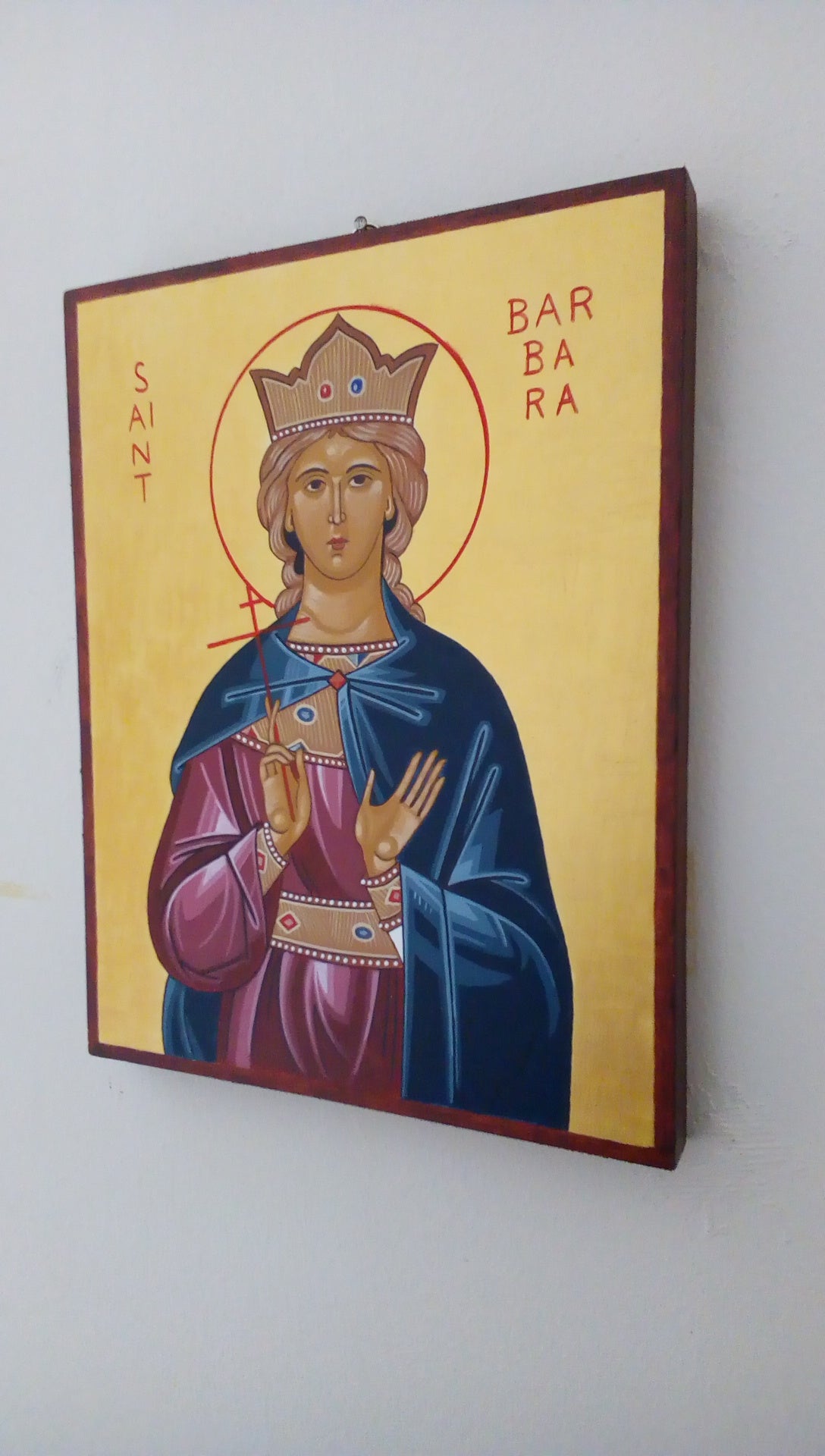 Saint Barbara - HandmadeIconsGreece