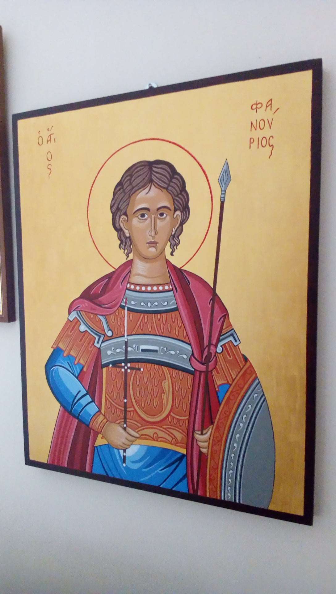 Saint Phanourios (Fanourios) - HandmadeIconsGreece