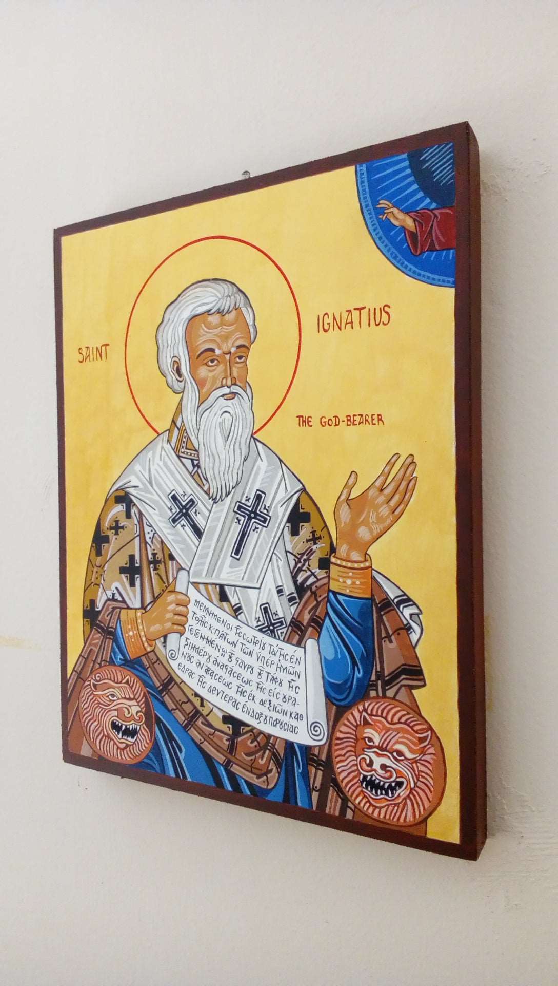 Saint Ignatius of Antioch icon - HandmadeIconsGreece