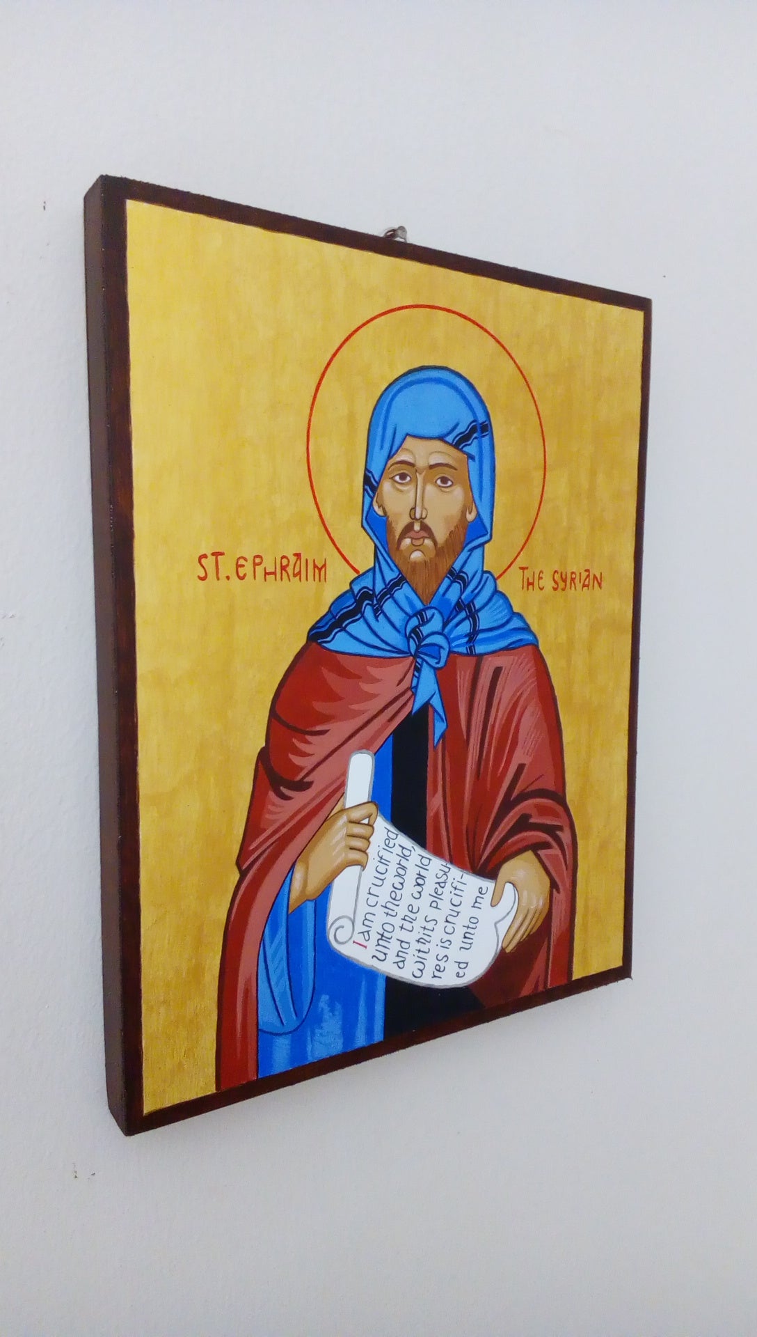 Saint Ephraim the Syrian - HandmadeIconsGreece