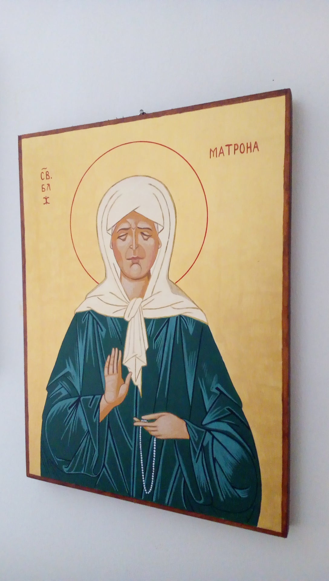 Saint Matrona of Moscow - HandmadeIconsGreece