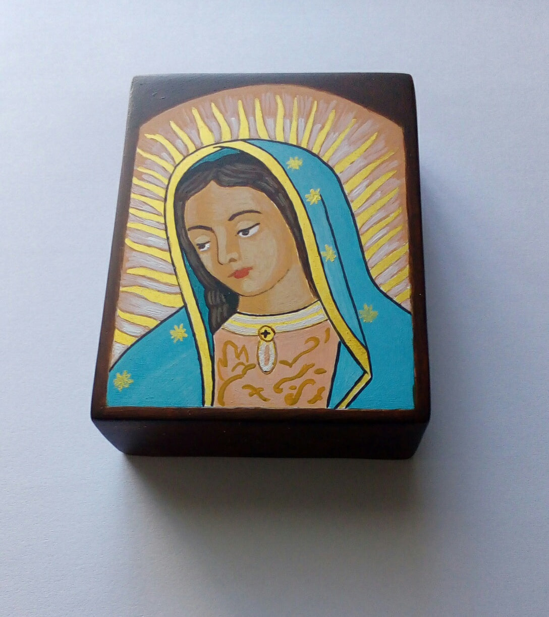 Miniature icon of Virgin Mary Guadalupe