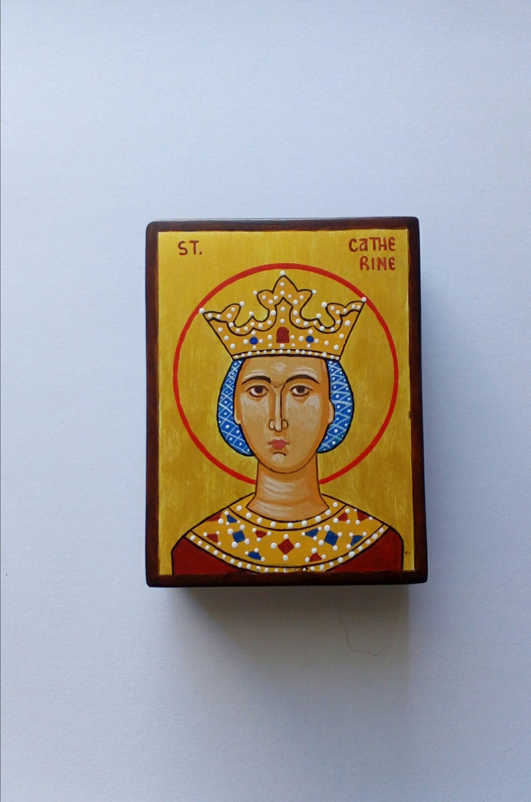 Miniature icon of Saint Catherine of Alexandria