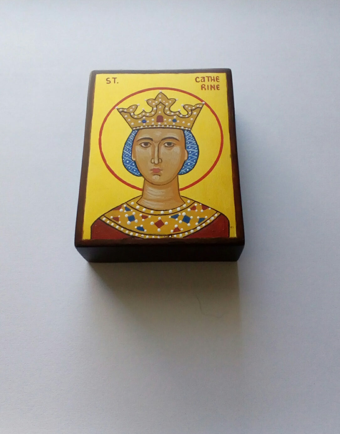 Miniature icon of Saint Catherine of Alexandria
