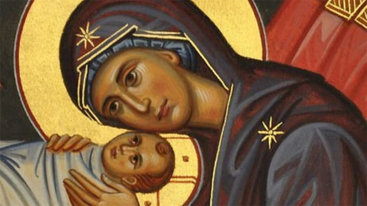 Handpainted orthodox religious icon Nativity of Jesus Christ icon - HandmadeIconsGreece