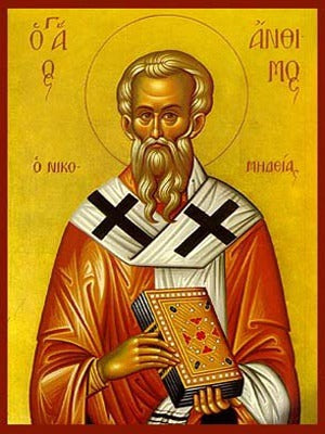Saint Anthimos the Hieromartyr and Bishop of Nicomedia
