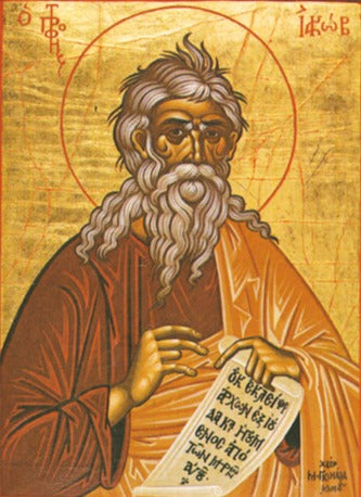 Handpainted orthodox religious icon Saint Jacob the Patriarch - HandmadeIconsGreece