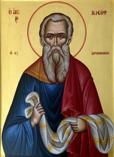 Handpainted orthodox religious icon Saint Joseph of Arimathea - Handmadeiconsgreece 