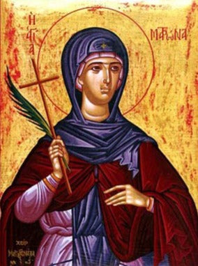 Handpainted Orthodox icon Saint Matrona of Chios – HandmadeIconsGreece